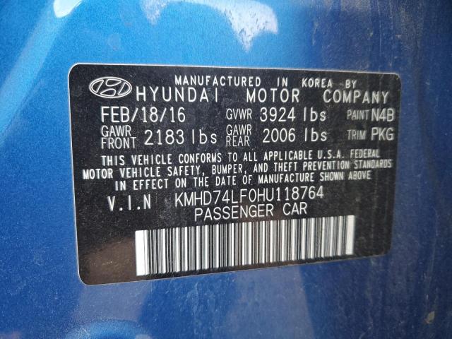 2017 HYUNDAI ELANTRA SE #3304870553