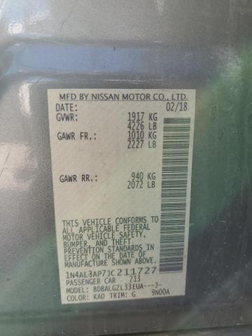 2018 NISSAN ALTIMA 2.5 #3282605890