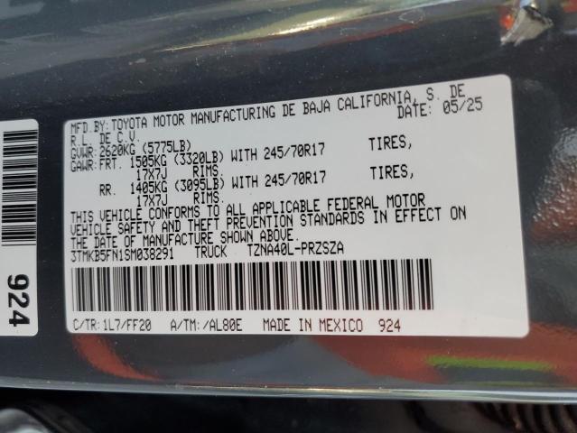 2025 TOYOTA TACOMA DOU #3284689328