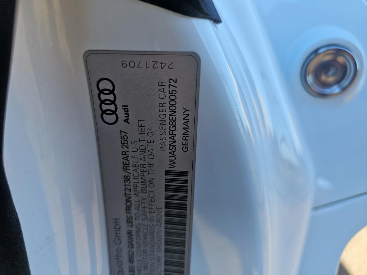 Lot #3278545951 2014 AUDI R8 5.2 QUA