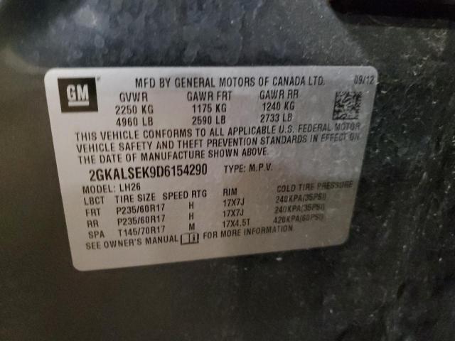 2013 GMC TERRAIN SL #3312171106