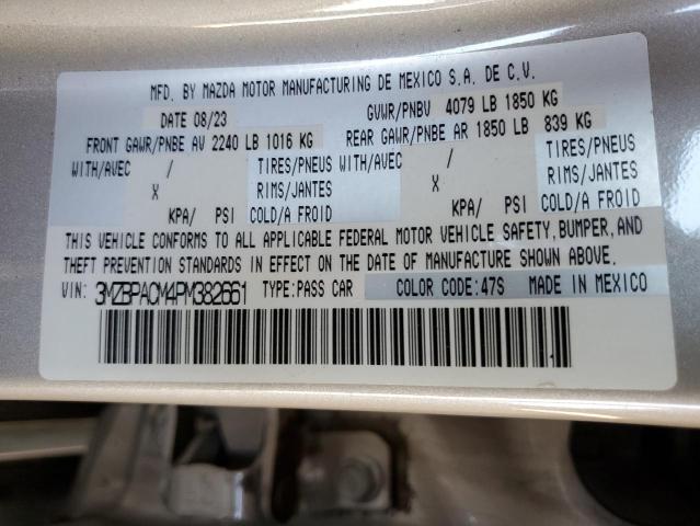 2023 MAZDA 3 PREFERRE #3297888786