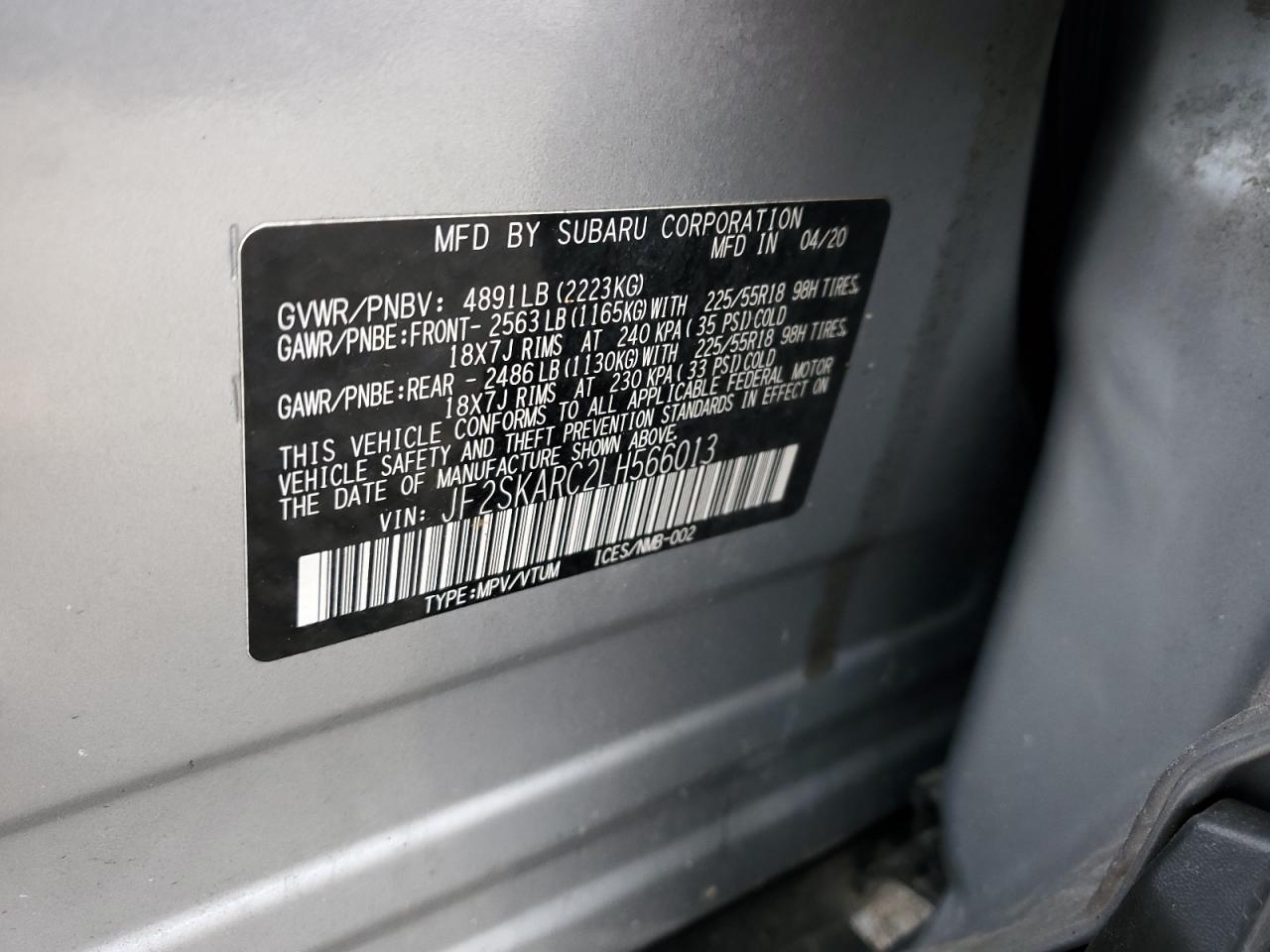 SUBARU FORESTER SPORT