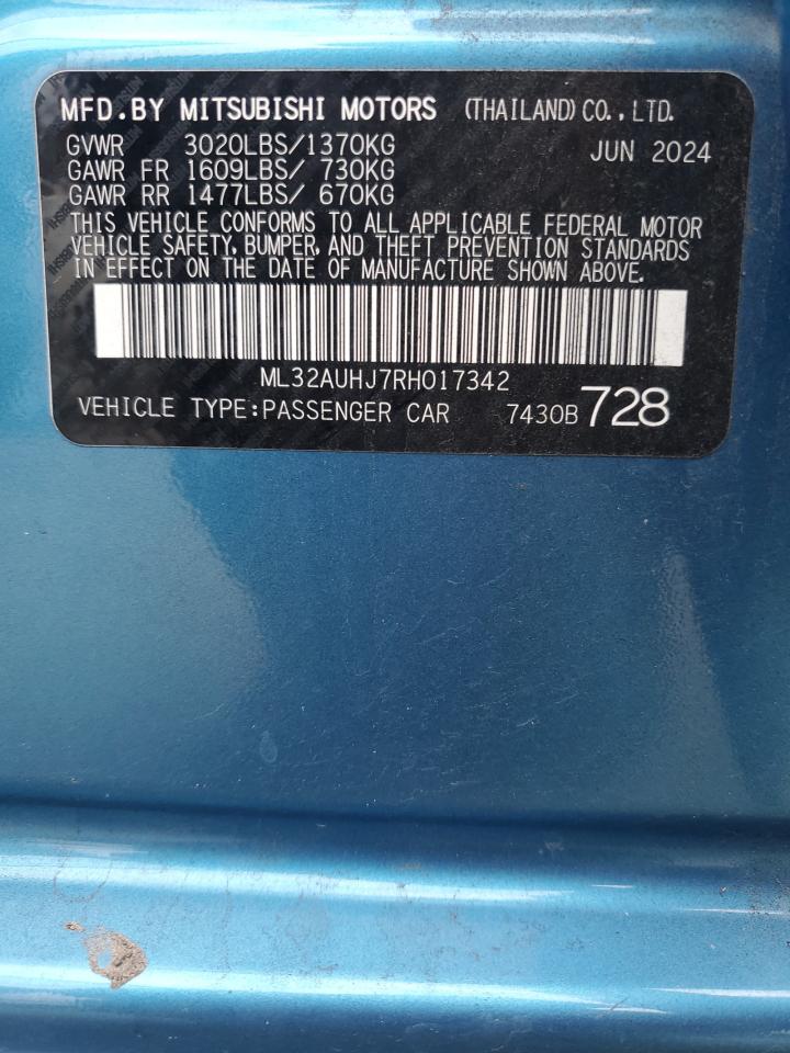 MITSUBISHI MIRAGE ES