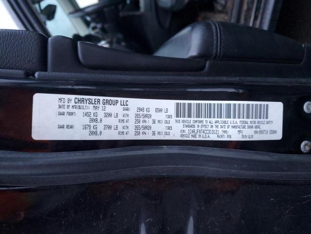 2012 JEEP GRAND CHER - 1C4RJFAT4CC313121