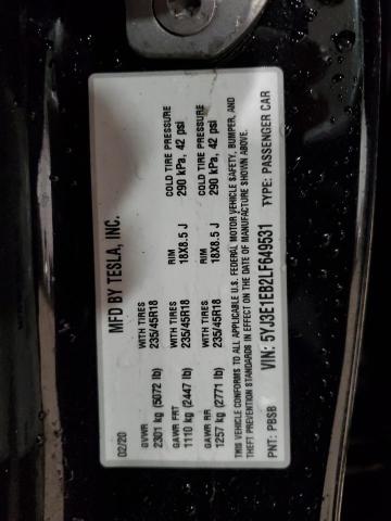 2020 TESLA MODEL 3 #3302773362