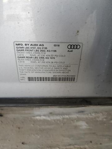 2018 AUDI Q3 PREMIUM #3282410306