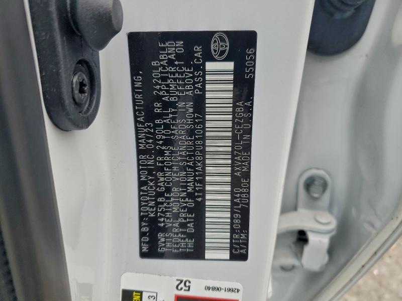 2023 TOYOTA CAMRY XLE #3301746393