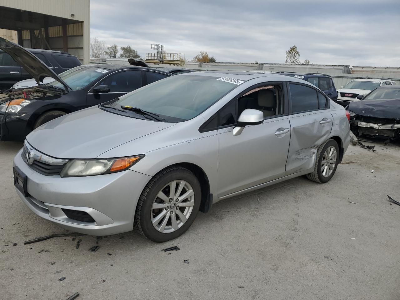 Lot #3291788579 2012 HONDA CIVIC EX