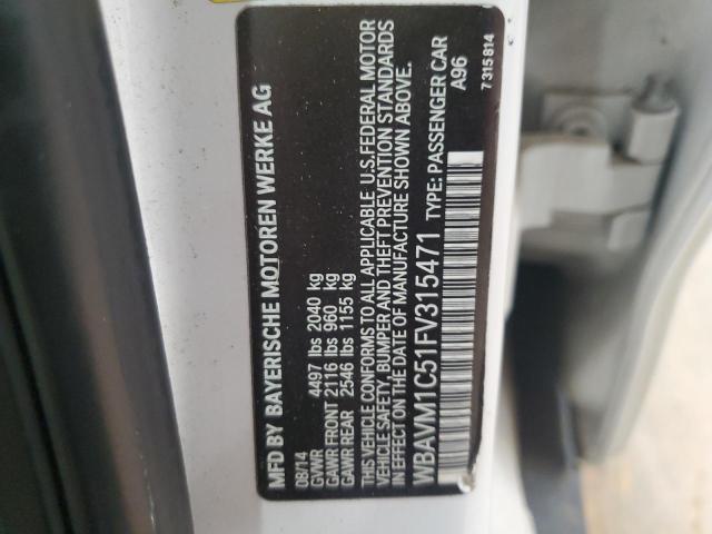 2015 BMW X1 SDRIVE2 #3290308343