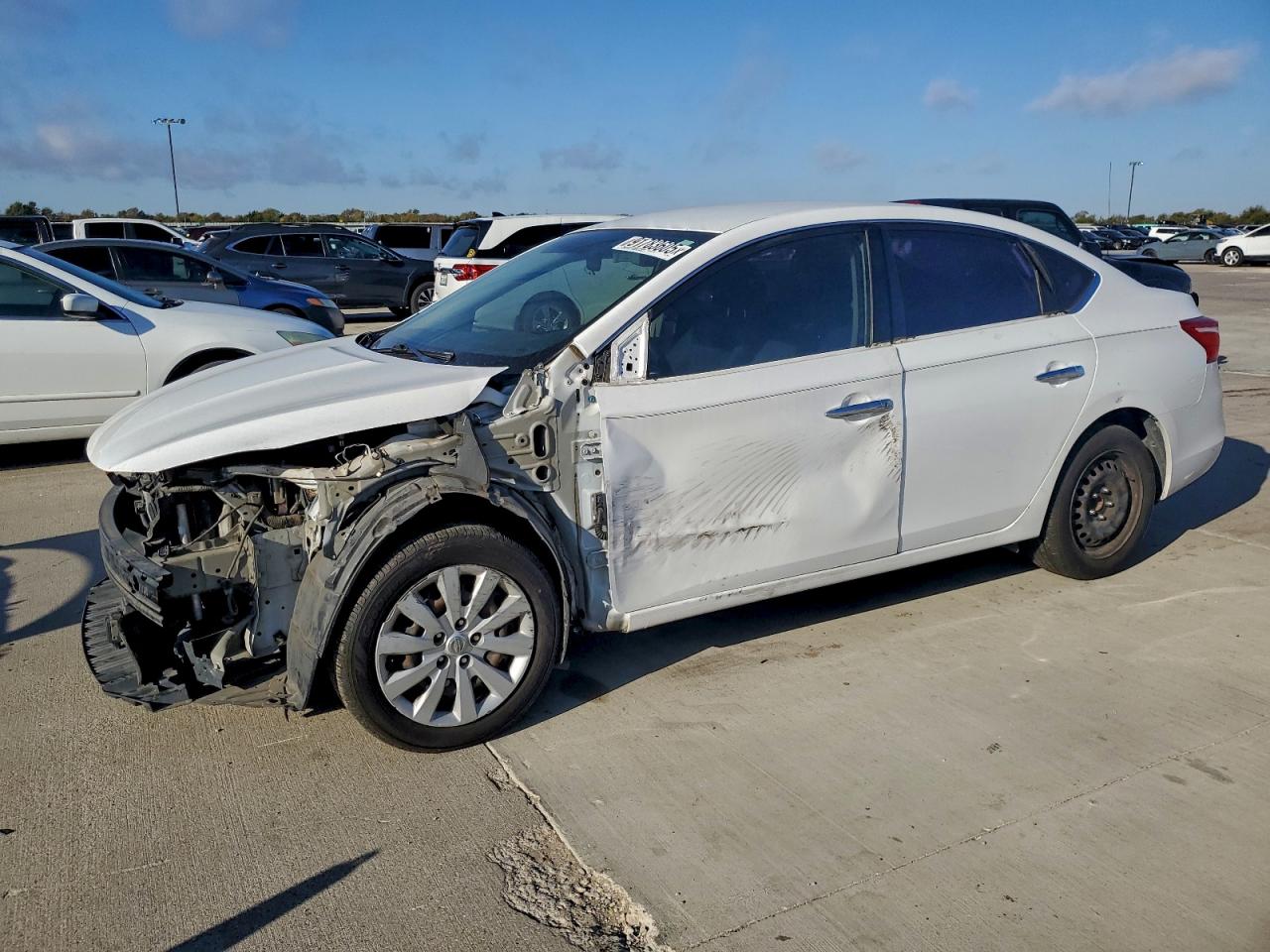 Lot #3318141388 2019 NISSAN SENTRA S
