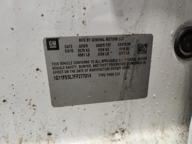 2015 CHEVROLET MALIBU LTZ - 1G11F5SL7FF277914