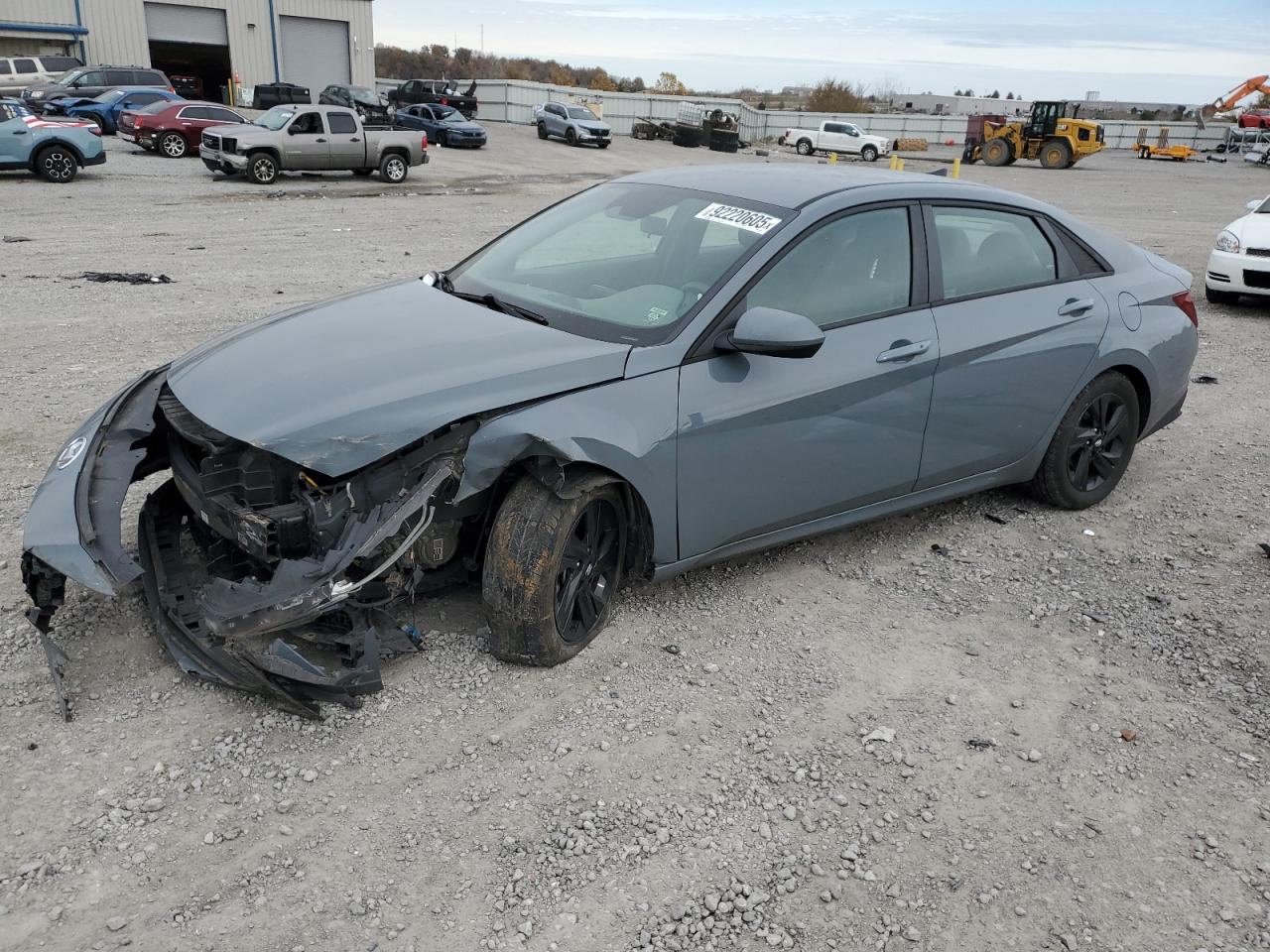Lot #3301857992 2021 HYUNDAI ELANTRA BL