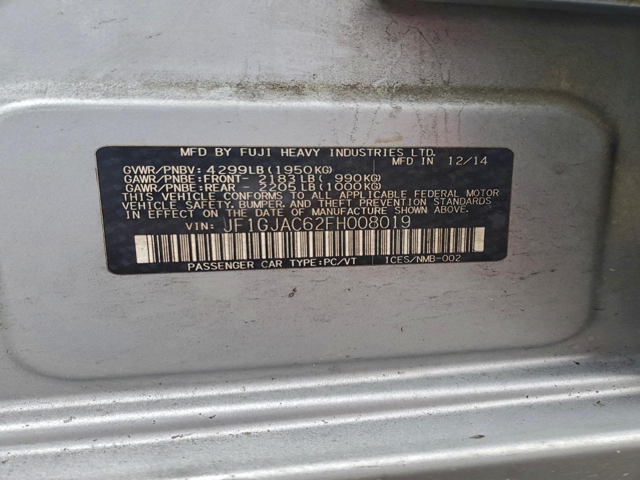 SUBARU IMPREZA PREMIUM