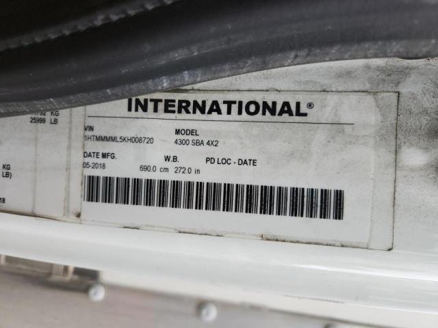 2019 INTERNATIONAL 4300 #3282464570