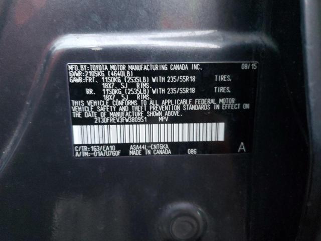 2015 TOYOTA RAV4 LIMIT - 2T3DFREV3FW380951