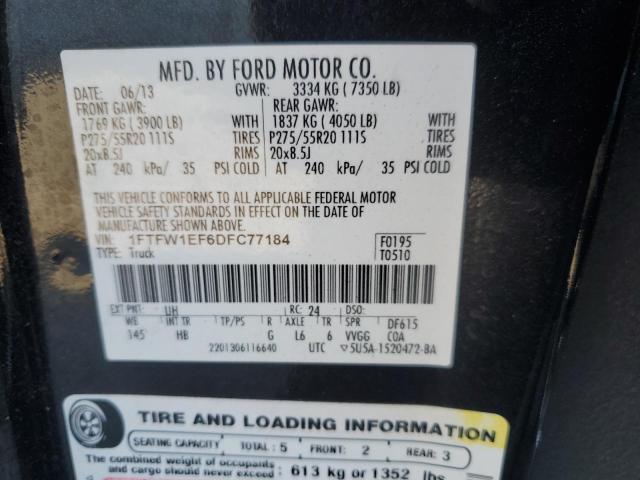 2013 FORD F150 SUPER #3297963773