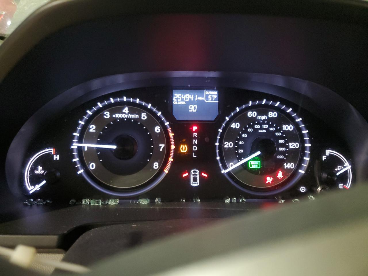 Lot #3301836335 2016 HONDA ODYSSEY EX