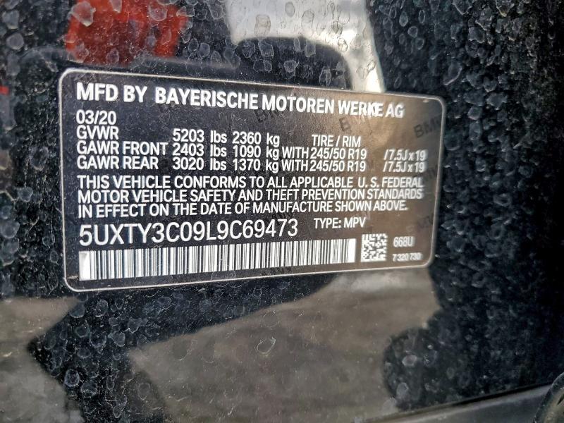 2020 BMW X3 SDRIVE3 #3308645512