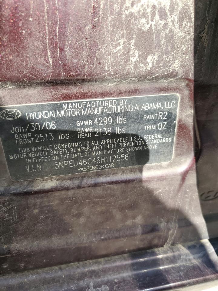 Lot #3301792371 2006 HYUNDAI SONATA GLS