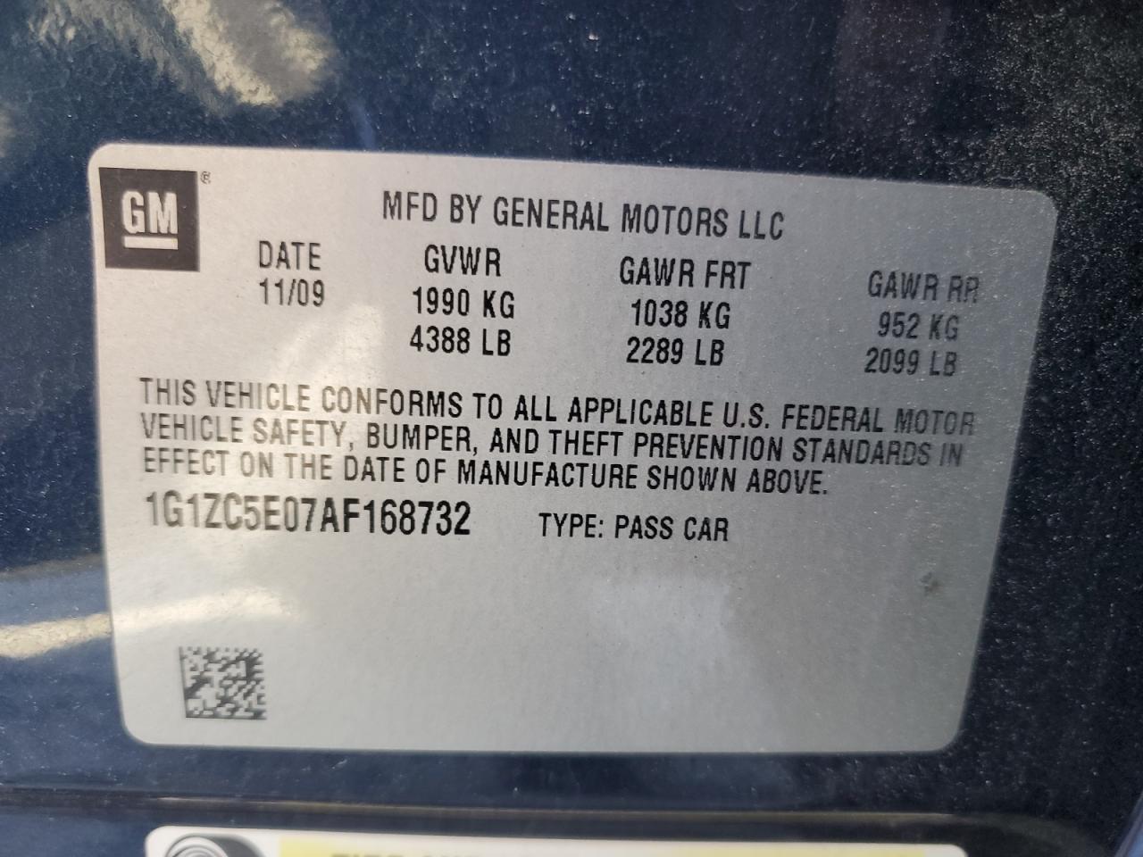 CHEVROLET MALIBU 1LT