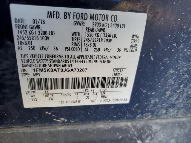2018 FORD EXPLORER P #3292361267