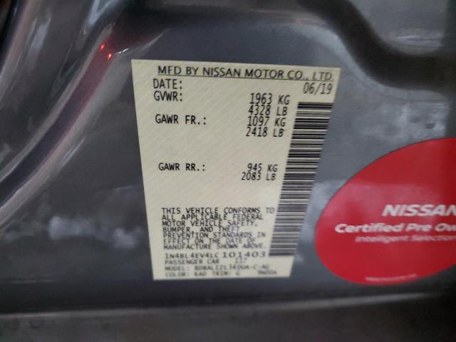 2020 NISSAN ALTIMA SL - 1N4BL4EV4LC101403