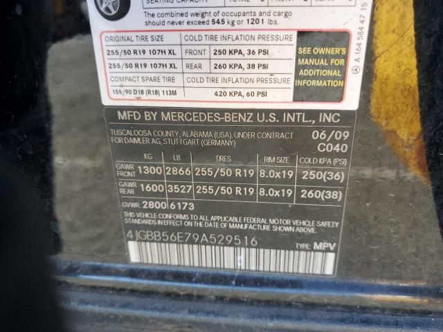 2009 MERCEDES-BENZ ML 350 #3284165555