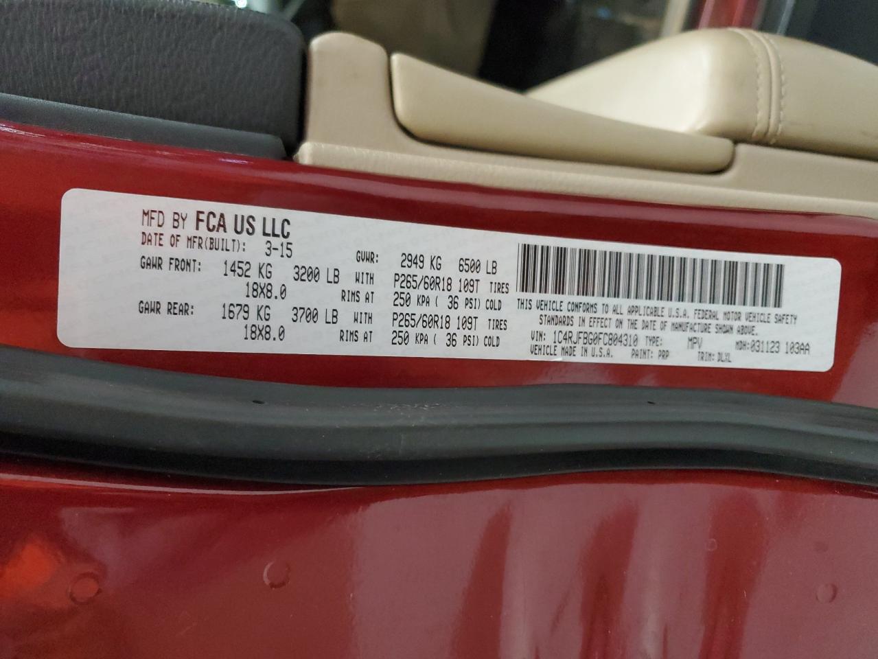 JEEP GRAND CHEROKEE LIMITED