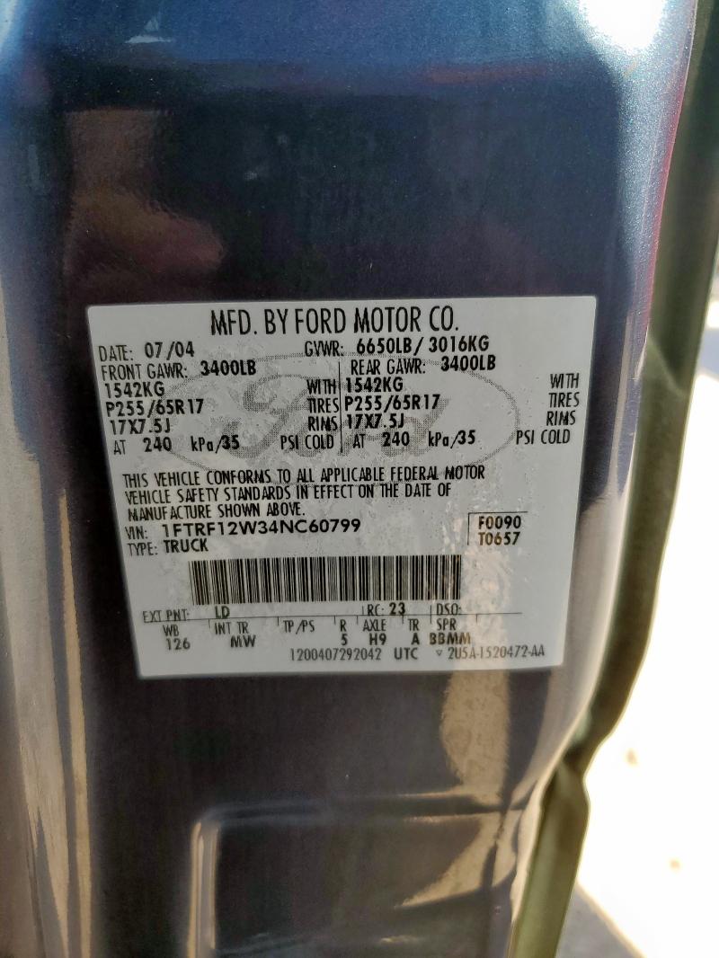 2004 FORD F150 #3285734696