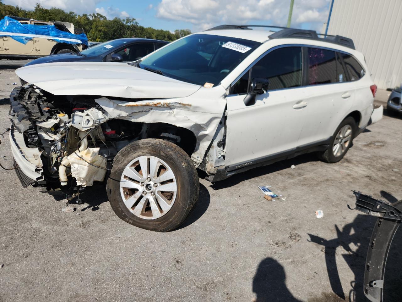 Lot #3302879923 2017 SUBARU OUTBACK 2.