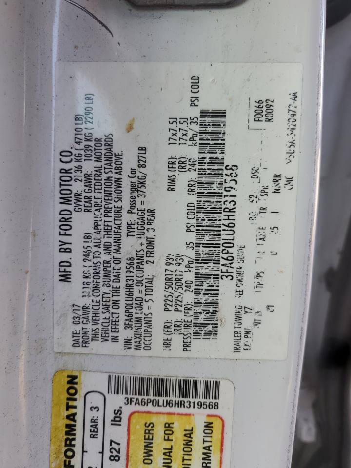 FORD FUSION SE HYBRID