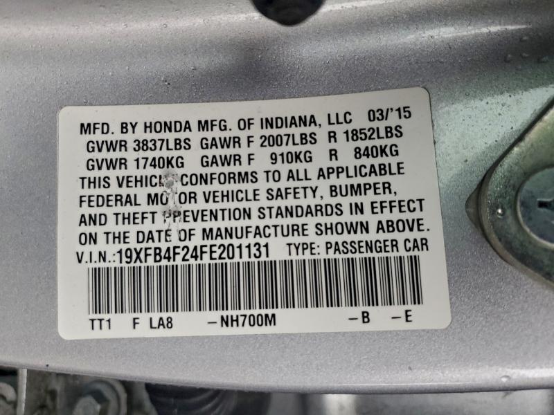 2015 HONDA CIVIC HYBR #3305463066