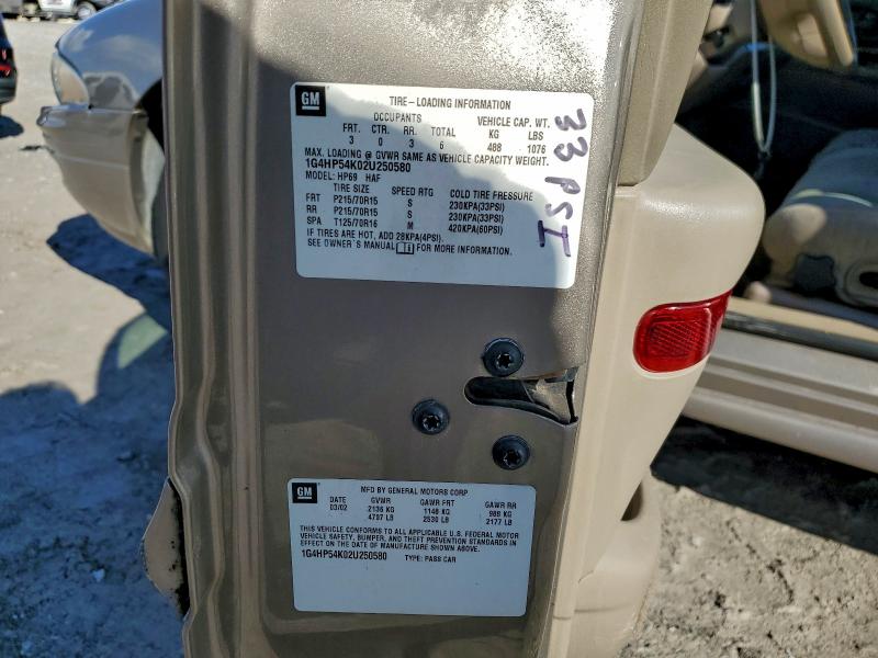 2002 BUICK LESABRE CU #3302710001