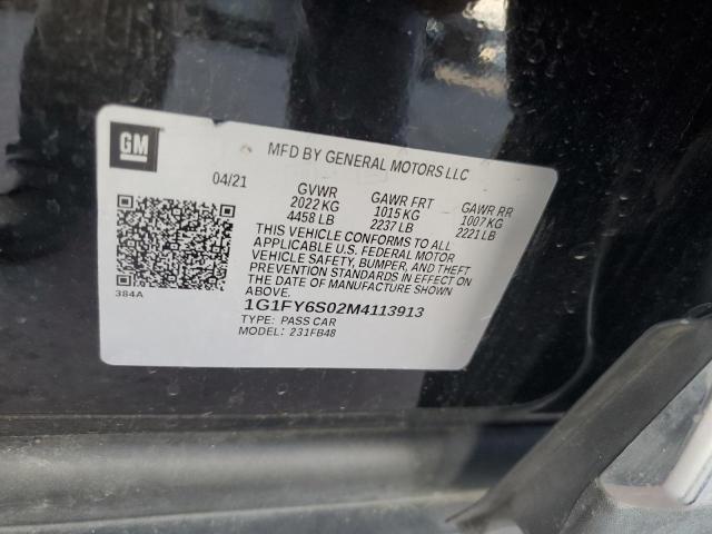 2021 CHEVROLET BOLT EV LT #3287704022