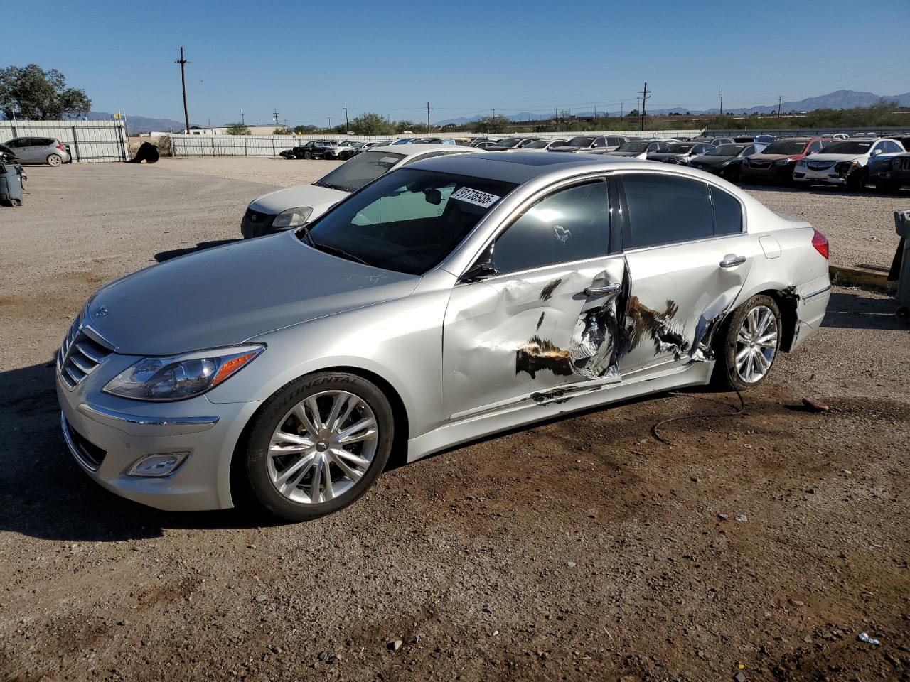 Lot #3315942097 2012 HYUNDAI GENESIS 3.