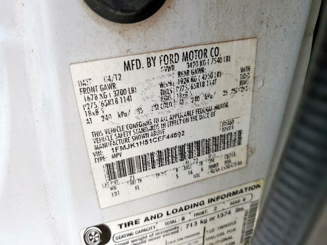 FORD EXPEDITION EL XLT