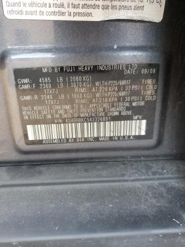 2010 SUBARU OUTBACK 2. #3283787422