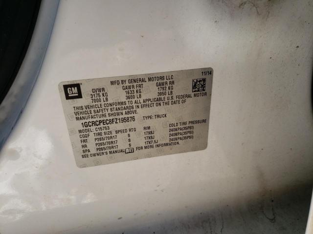 2015 CHEVROLET SILVERADO #3294429513