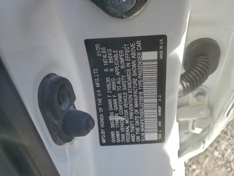 2020 HONDA CIVIC LX #3297965792