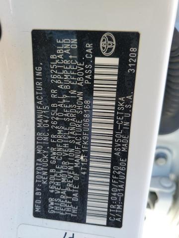 2015 TOYOTA CAMRY LE #3294479550