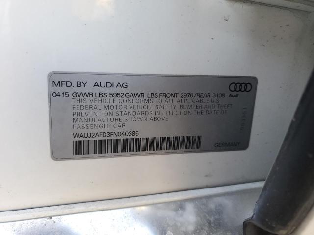 2015 AUDI A8 QUATTRO #3291378157