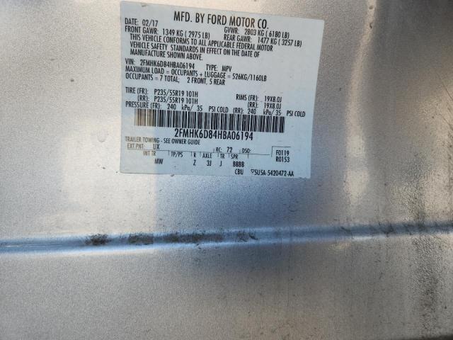 2017 FORD FLEX LIMIT #3286773882