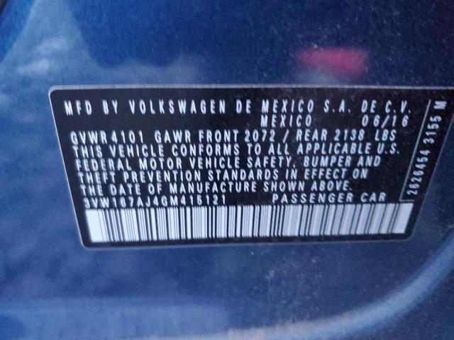 2016 VOLKSWAGEN JETTA S #3293524433