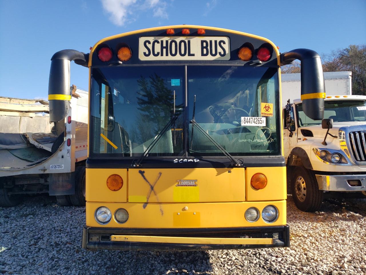 Lot #3279582326 2012 THOMAS SAF-T-LINER HDX