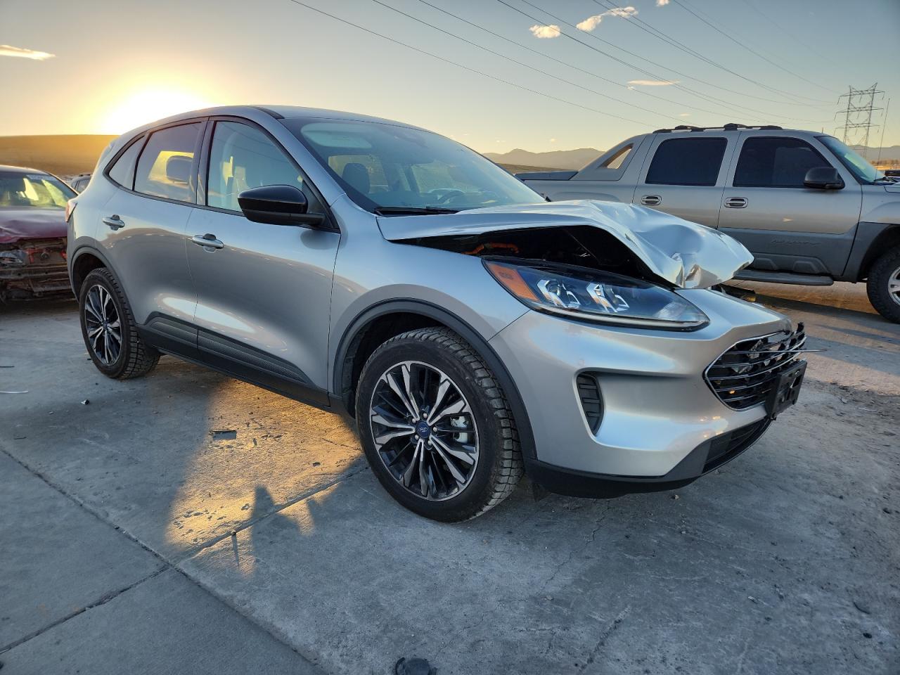 Lot #3302152153 2021 FORD ESCAPE SE