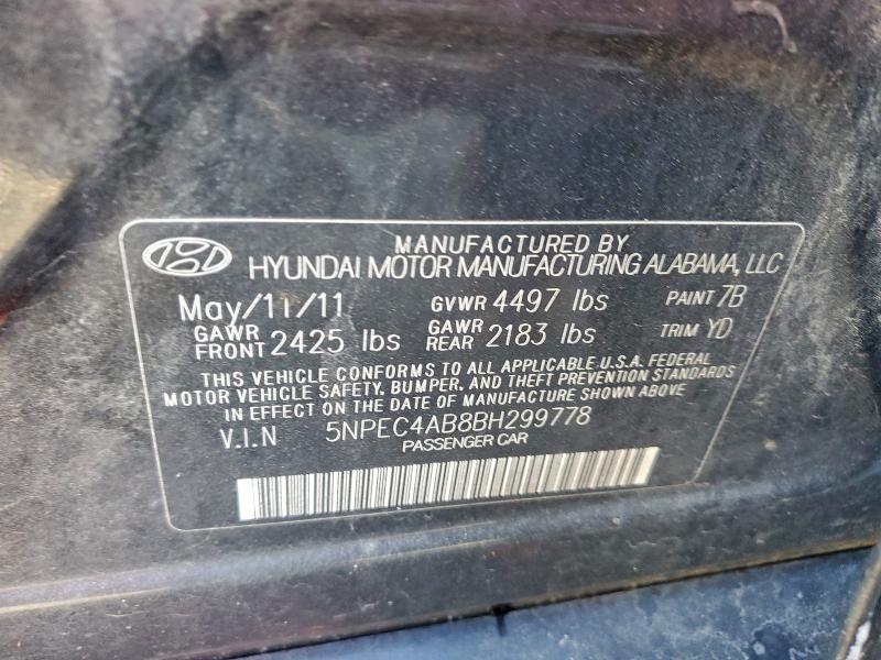 2011 HYUNDAI SONATA SE #3305323345