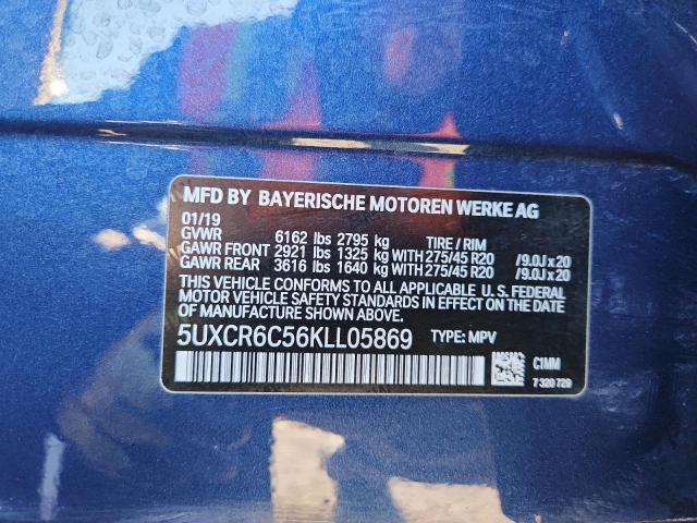 2019 BMW X5 XDRIVE4 #3294855792