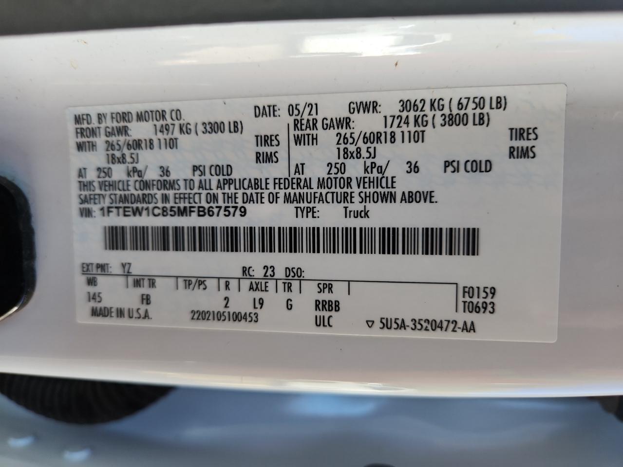 FORD F-150 SUPERCREW