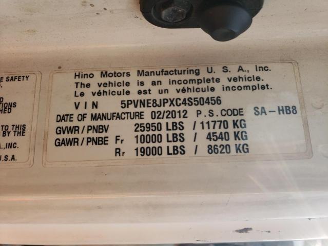 2012 HINO 258/268 #3294090989